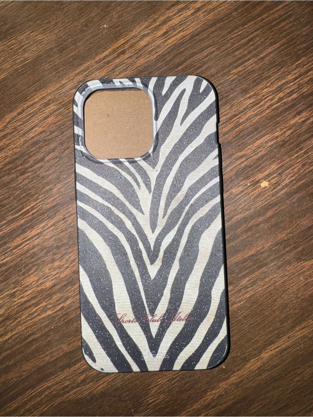 Zebra Pattern Black & White Protective Phone Case